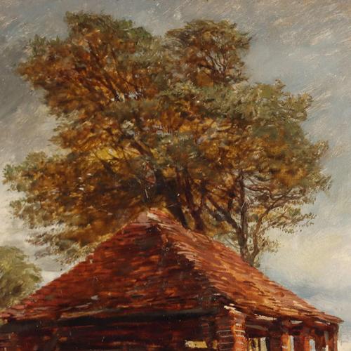Charles Thomas Burt, Landscape, Oil on Canvas For Sale - Image 7 of 13