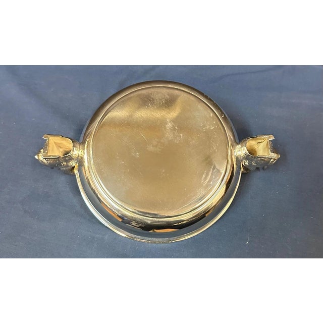 Mid 20th Century Silverplate Nut Bowl For Sale - Image 9 of 9