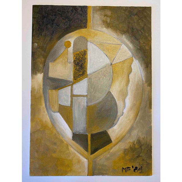 Ferdinando Meccani, Monocromia Quattro, 1981, Oil on Canvas For Sale - Image 6 of 6