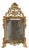 18th Century Carved and Gilded Linden Wood Mirror, Piedmont For Sale