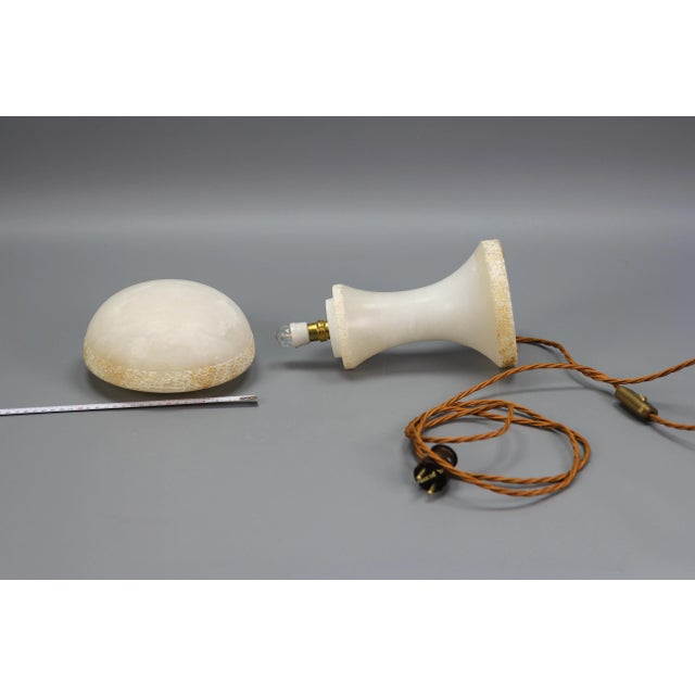 Mid-Century Modern Alabaster Mushroom Lamp, Italy, 1950s For Sale - Image 17 of 18