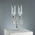Silver Bohemian Crystal Table Lamp For Sale - Image 8 of 8