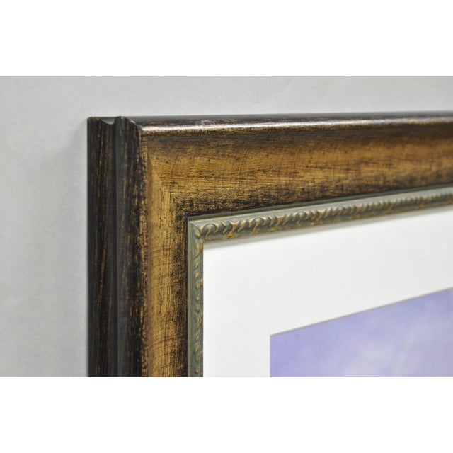 Blue Contemporary Art Quiet Lake VIII by Suzanne Etienne Decorative Framed Print For Sale - Image 8 of 12