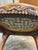 Venetian Leather Bespoke Carved Wood Armchair, Vintage For Sale - Image 10 of 12