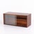 1960s Wall-Mounted Rosewood Cabinet with Glass Doors, 1960s For Sale - Image 5 of 9