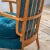 Paolo Buffa Armchair and Ottoman attributed to Paolo Buffa for Marelli, 1950s, Set of 2 For Sale - Image 4 of 7