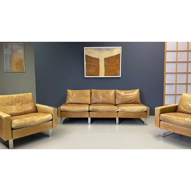 Leather Sofa Set from COR, Set of 3 For Sale - Image 12 of 12