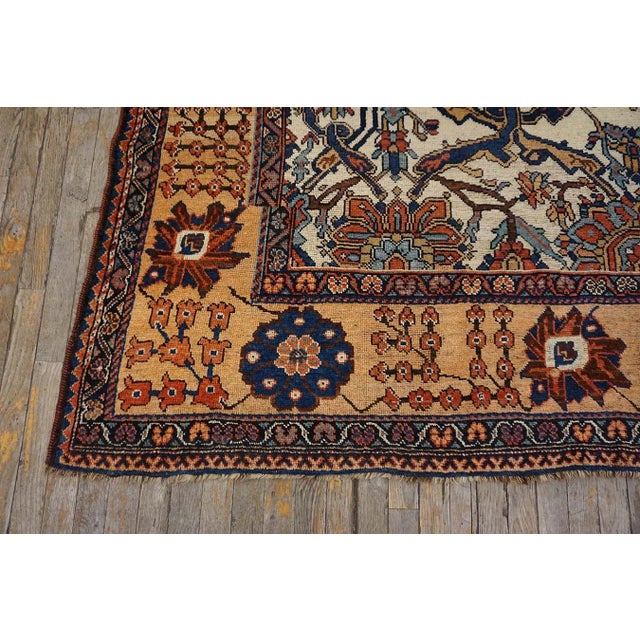 Traditional Antique Persian Bakhtiari Rug With Design Inspiration From 17th Century Safavid Weavings For Sale - Image 10 of 12