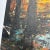 Vintage Abstract City Scape Oil on Canvas For Sale - Image 10 of 12