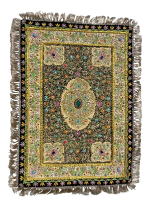 Vintage Indian Patchwork Sari Wall Hanging