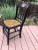 Traditional Vintage Hitchcock Cane Seat Spindle Accent Chair For Sale - Image 3 of 11
