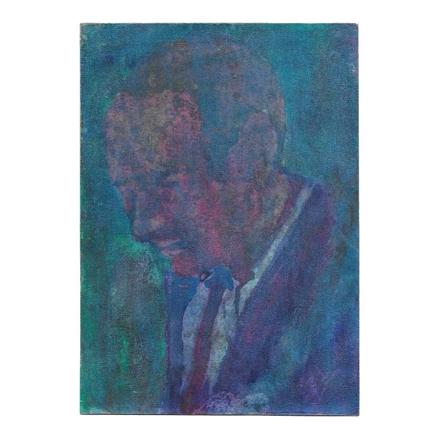 1992 Beth Cowen Portrait of a Man For Sale