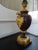 French Vintage Gilt Bronze and Rouge Marble Lamp For Sale - Image 3 of 3