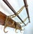 Rustic Antique Wall Mount Brass Wood Bathroom Hallway Towel Coat Hat Wall Hook Hanger For Sale - Image 3 of 8