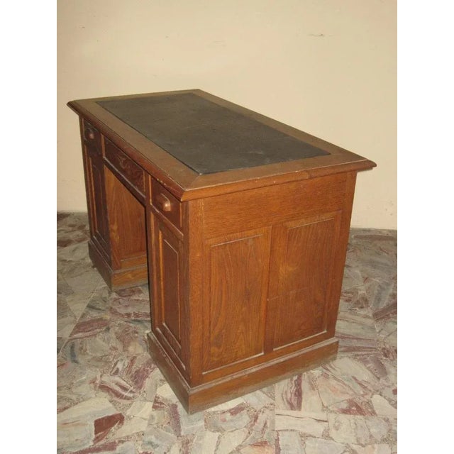 Vintage Chestnut Desk Chair, 1890s For Sale - Image 3 of 11