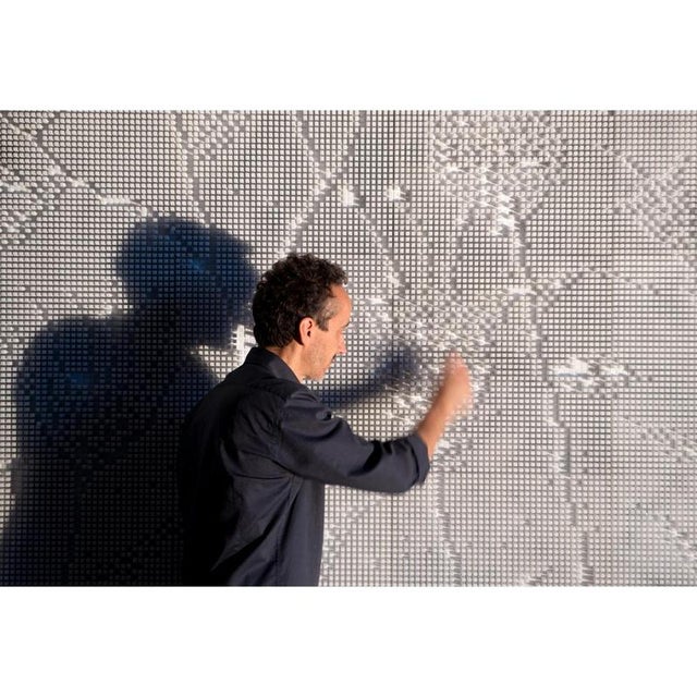 Decorative Wall Panel in White Carrara Marble by Bufalini Marmi For Sale - Image 10 of 13