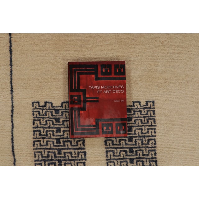 Rug & Kilim’s Art Deco Runner With Geometric Designs in Beige & Black For Sale - Image 11 of 11
