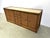 1960s Vintage Rattan and Travertine Sideboard, 1960s For Sale - Image 5 of 13