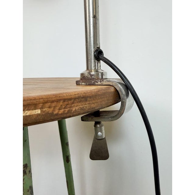 Industrial Workshop Gooseneck Table Lamp, 1960s For Sale - Image 6 of 18