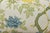 Custom-tailored pillow by Mike Seratt of The Prized Pig in Schumacher's Arbre Chinois botanical linen-print fabric. Green...