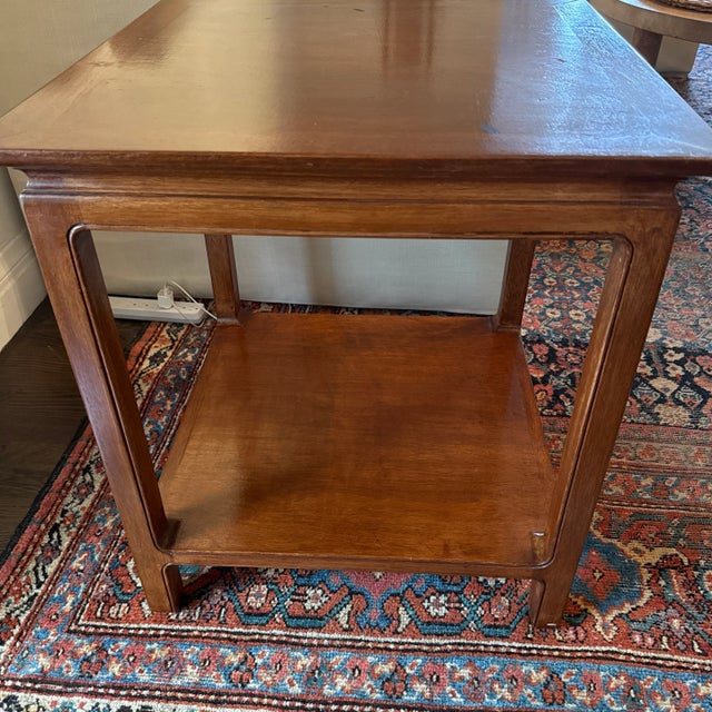 This vintage mid-century chinoiserie side table lived in my grandparent’s elegant living room in Chicago, hosting many a...