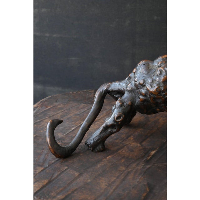 Japanese Wood Burl Animal-Form Object / Mitate Folk Art / 20th Century / Sc169 For Sale - Image 10 of 17