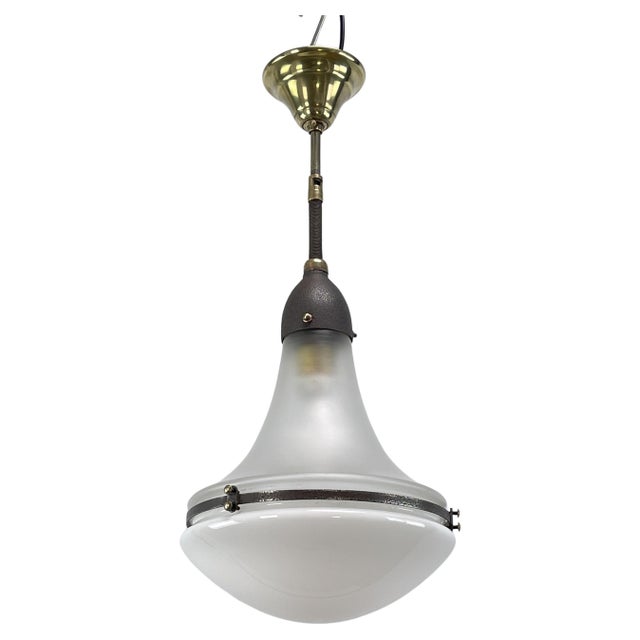 Bauhaus Luzette Lamp attributed to Peter Behrens for Siemens-Schuckert Werke, 1930s For Sale - Image 11 of 11