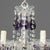 Late 20th Century Murano Amethyst Glass Five-Branch Chandelier For Sale - Image 5 of 11