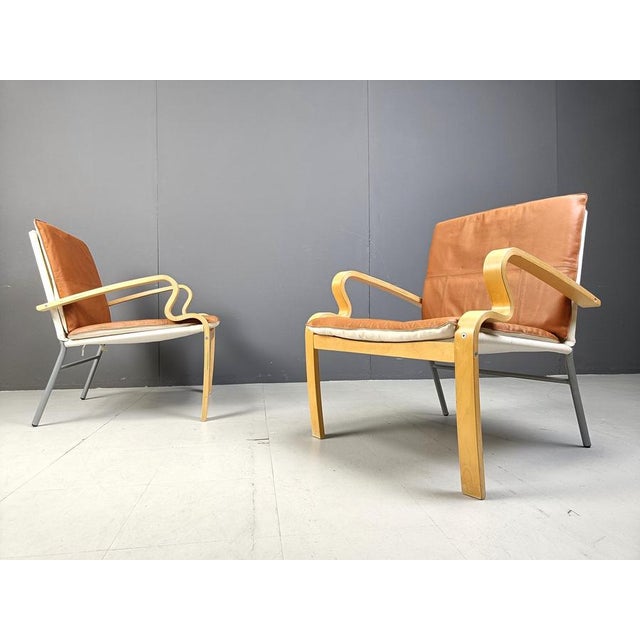 Animal Skin Vintage Bjarred Armchairs from Ikea, 2001, Set of 2 For Sale - Image 7 of 10