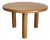 Spanish Solid Oak Brutalist Dining Table, 1970s For Sale
