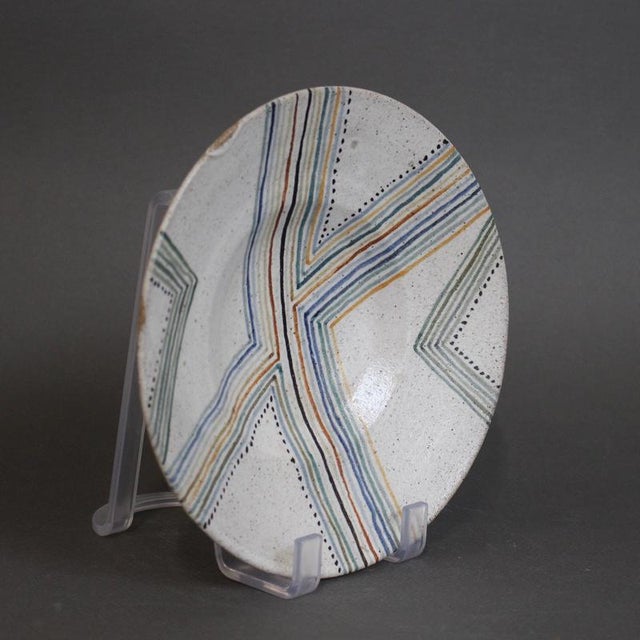 Vintage Ceramic Decorative Bowl by Bruno Gambone, 1970s For Sale - Image 6 of 15