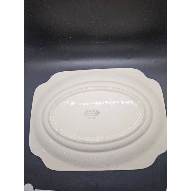 Rococo Ware "Under the Glaze" platter by S.C. Co