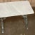 Late 19th Century 19th Century French Cast Iron Cafe Table ~ Sofa Table With Carrara Marble For Sale - Image 5 of 13