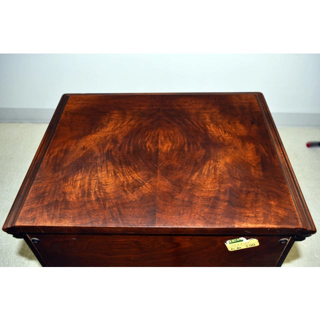 1920s Royal Furniture by Robert Irwin Four Drawer Chest One Drawer Nightstand Original Hardware Dovetail Joinery - Set of 2 For Sale - Image 12 of 12