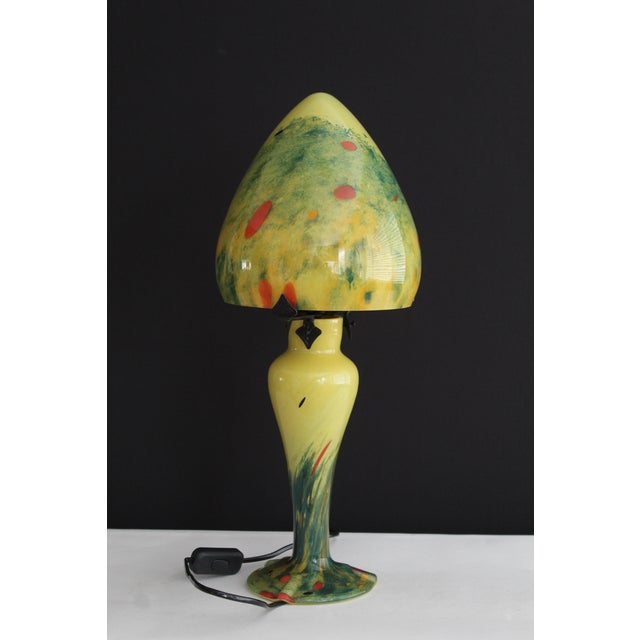 Late 20th Century Late 20th Century Art Nouveau Hand Blown Art Glass. For Sale - Image 5 of 10