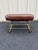 Pearl Wick Leg Lounger- 1960s Adjustable Vinyl Footstool For Sale - Image 11 of 12