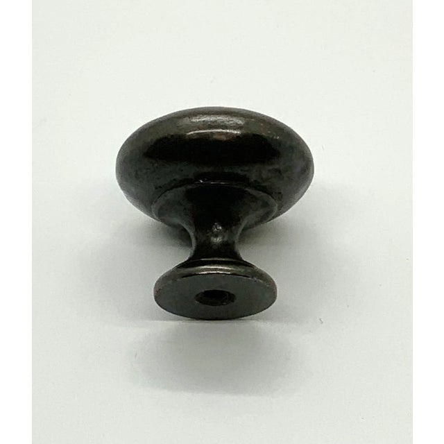 Drexel Heritage Round Hammered Knob Antique Pewter Made of Metal.