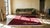 Textile 1930s Red Burgundy Minimalist Antique Chinese Art Deco Rug 6' X 8'9" Handknotted Wool Carpet For Sale - Image 7 of 8