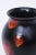 Poole Pottery Vintage English Ceramic Black and Red Vase by Poole, 1960's For Sale - Image 4 of 9