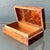 Brown Vintage Burl Wood Lidded Box For Sale - Image 8 of 12