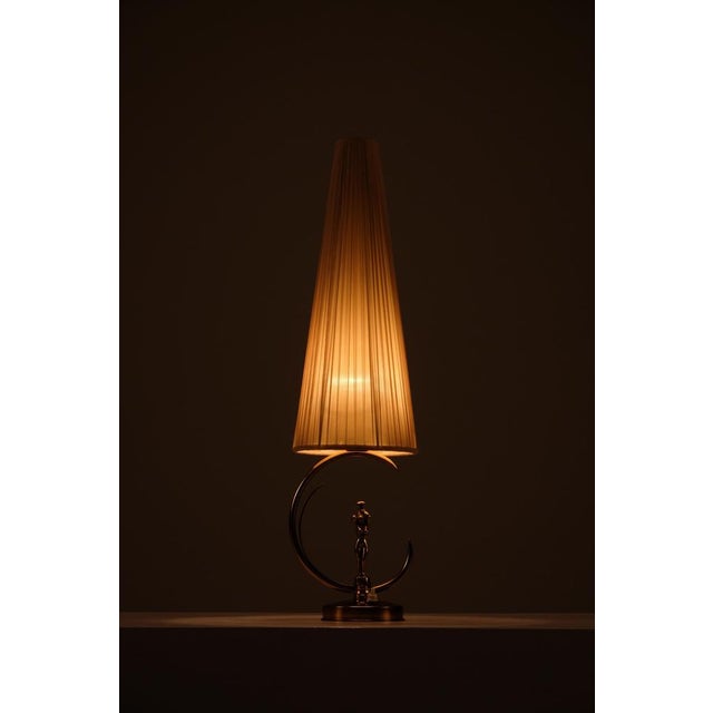 Produced by Ystad Metall, Sweden, 1950s. This piece is attributed to the mentioned designer/maker. It has no attribution...