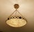 French Art Deco Alabaster and Bronze Pendant Light, 1930s For Sale - Image 11 of 18