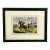 Vintage English Brass Hunting Print For Sale