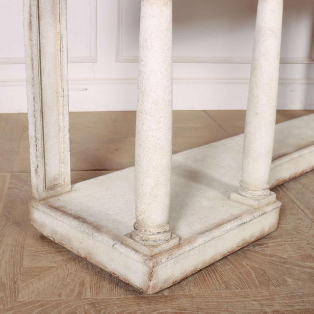 English Painted Console Table For Sale - Image 10 of 15