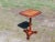 Wood Antique Mahogany Burled Maple Center Satinwood Inlaid Tripod Base Pedestal Table For Sale - Image 7 of 13