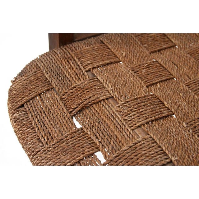 Set of Mid-Century Armchairs with Woven Rope from Audoux and Minnet, France, 1950s For Sale - Image 15 of 18