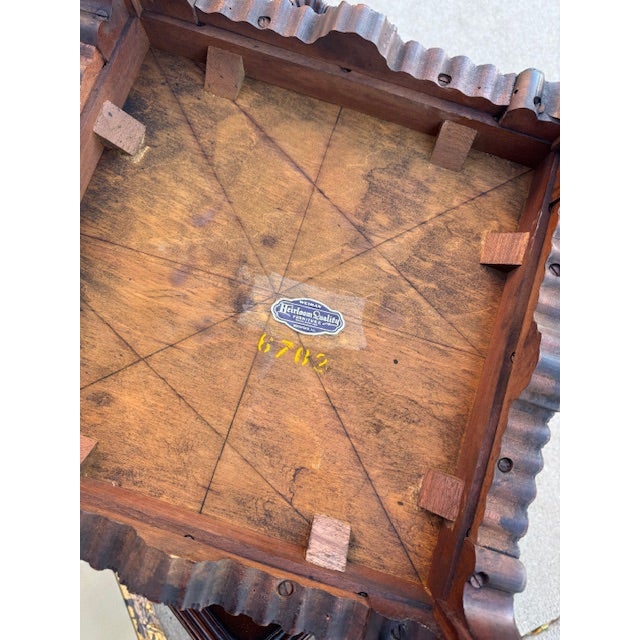 Pair of Vintage Weidman Furniture Hardwood End Tables For Sale - Image 12 of 12