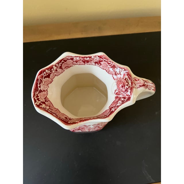 Beautiful Mason’s Vista Fenton Jug 40 Oz. Patent Ironstone China. States "guaranteed permanent acid resisting colour" Made...