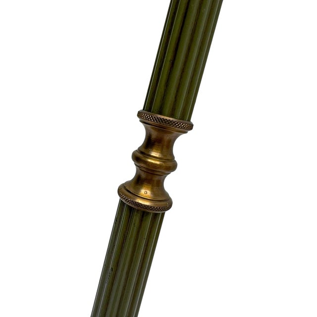 Louis XV French Polychrome and Gilded Tripod Table Lamp, 1930s For Sale - Image 4 of 12