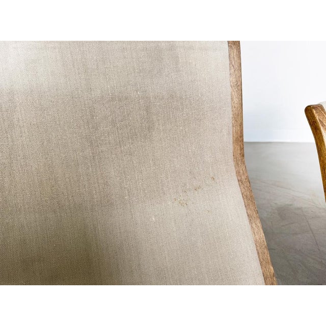 Mid-Century Pulkka Armchair in Ilmari Flanged Canvas from Asko Canvas, Set of 2 For Sale - Image 12 of 15